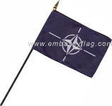 NATO desktop flag
