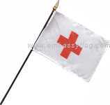 International Red Cross desktop flag