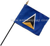 St. Lucia desktop flags