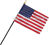 34 star Union Civil War desktop flag