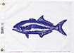 Blue Fish boat flag