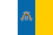 Canary Islands State flag with crest