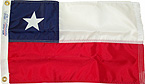 Chile boat flag