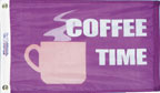 Coffee Time boat flag
