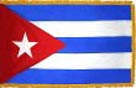 Cuba indoor flag