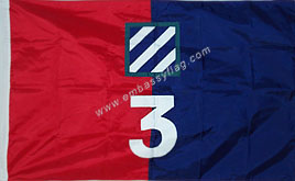 Custom sewn flag