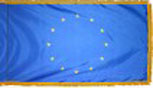 European Union flag with fringe