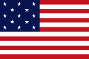 First Navy Stars and Stripes flag