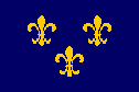 French Fleur-de-lis flag