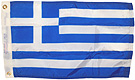 Greece boat flag