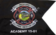 Medford, OR fire dept guidon