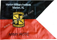 Marion Alabama custom ROTC guidon
