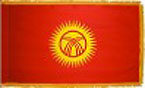 Kyrgyzstan indoor flag
