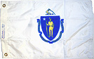 Massachusetts boat flag