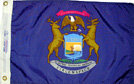 Michigan boat flag