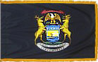 Michigan indoor flag