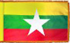 Myanmar indoor flag