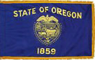 Oregon indoor flag
