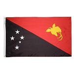 Papua-New Guinea country flags