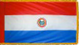 Paraguay indoor flag