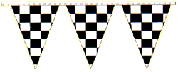 Checkered Pennant Strings