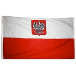 Poland w/Eagle world flags