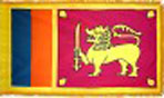 Sri Lanka indoor flag