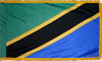 Tanzania indoor flag
