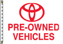 Toyota Pre-owned Vehicles flag