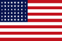 Historic USA Flag, 48 star