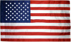 USA indoor flag, pole hem only