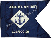 USS Mt. Whitney guidon