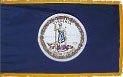 Virginia indoor flag