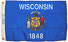 Wisconsin boat flag
