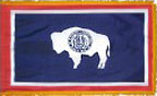 Wyoming indoor flag