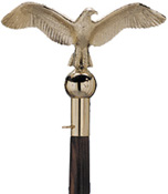 Eagle flagpole ornament