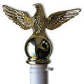 Eagle ornament for tangle free pole
