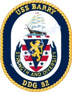  USS Barry ship crest