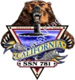 USS California ship crest