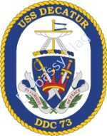 USS Decatur ship crest