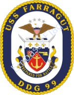 USS Farragut ship crest