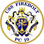 USS Firebolt ship crest