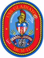 USS Gladiator ship crest