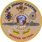 USS Jimmy Carter ship crest