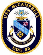 USS McCampbell ship crest