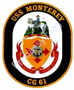 USS Monterey ship crest