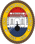 USS Newport News ship crest