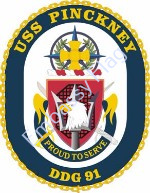 USS Pinckney ship crest