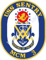 USS Sentry ship crest