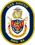 USS Shoup ship crest